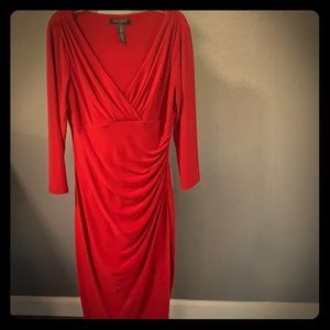 🌹Raulph Lauren sexy Red dress 8p🌹